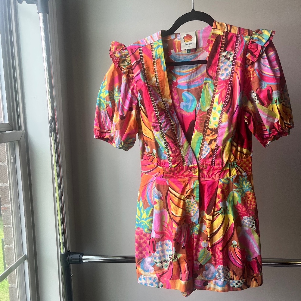 Farm Rio Size Small Romper